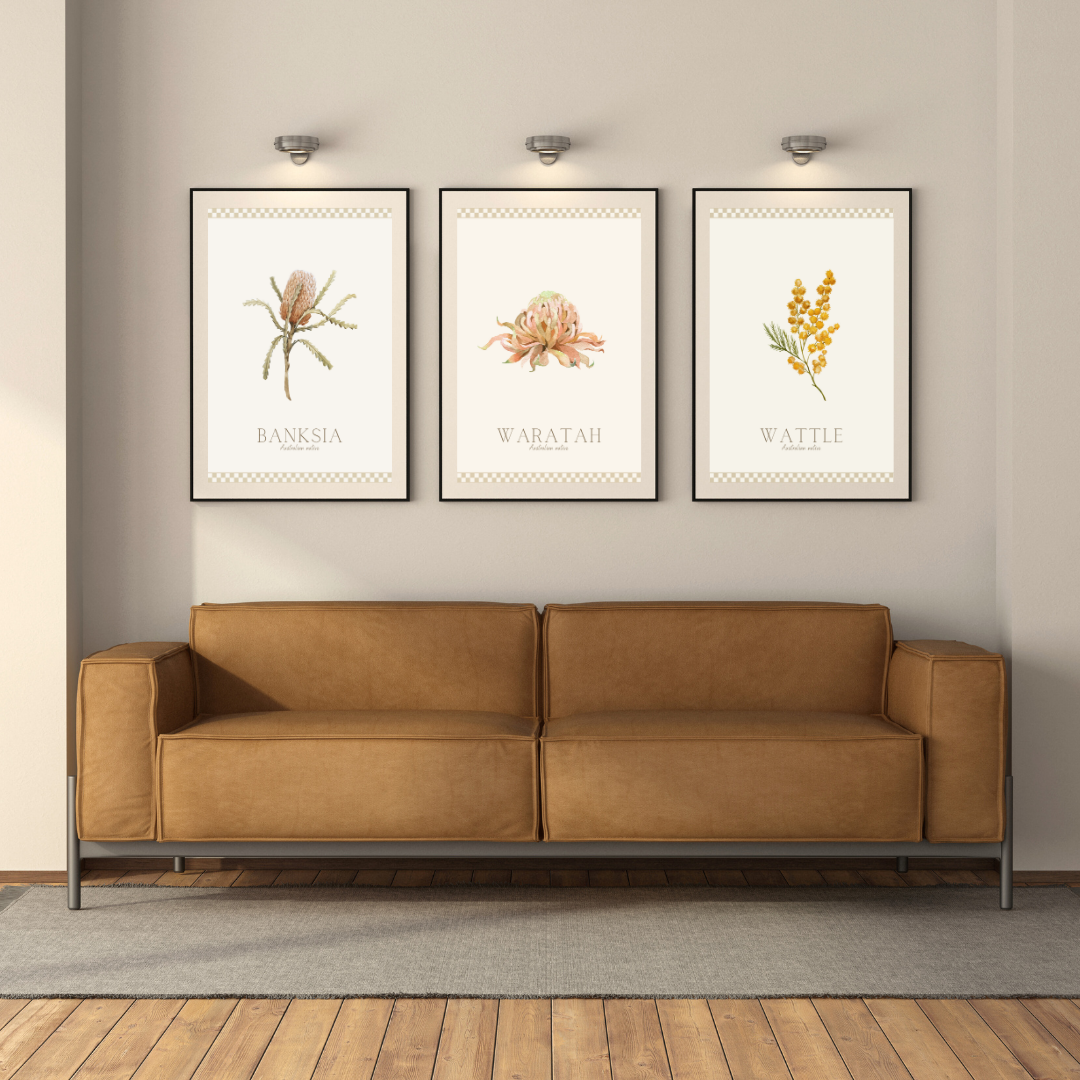 Wattle Australian Flower Poster
