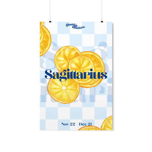 Sagittarius Fruit Poster