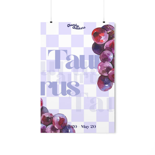 Taurus Fruit Poster