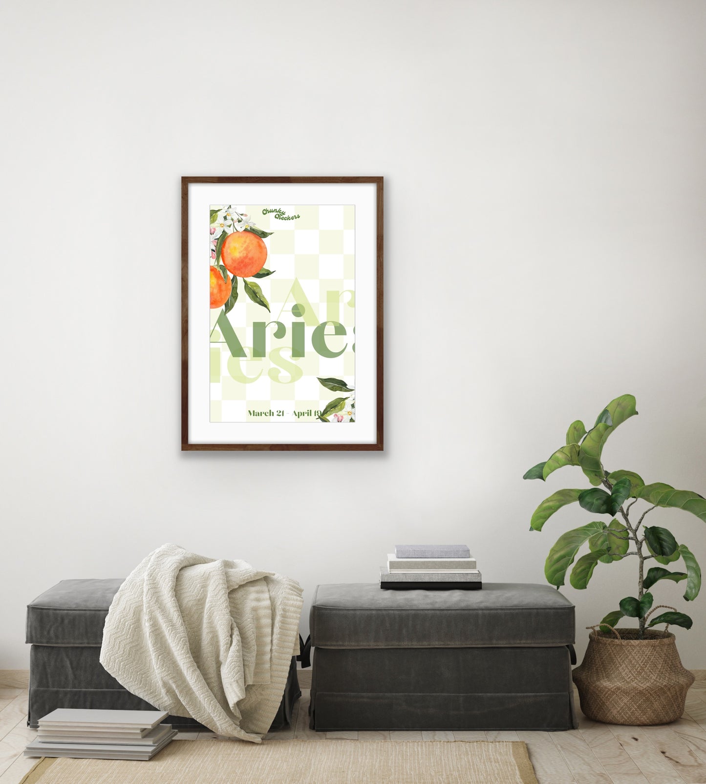 Aries Fruit Poster